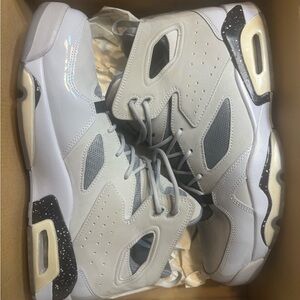 Jordan Wolf Grey and Black Sneakers